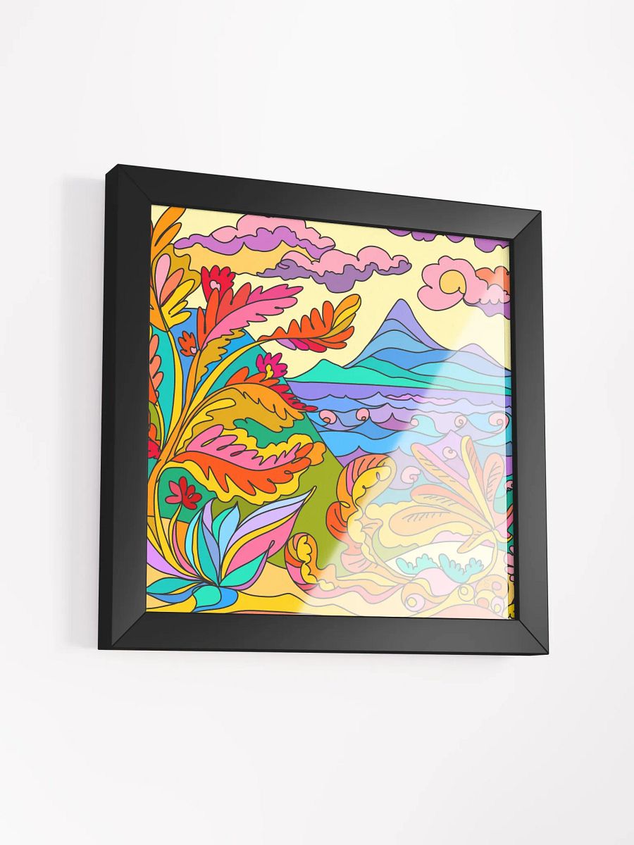 Vibrant Ayous Wood Framed Matte Poster - Paradise Landscapes No. 2 product image (39)