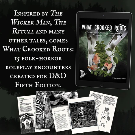 (Digital) What Crooked Roots: 15 Folk-Horror Encounters for 5th Edition product image (3)