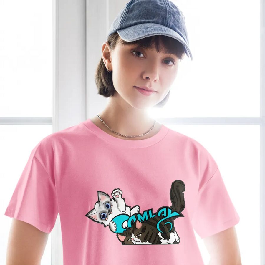 AS Colour Women's Premium Crop Top: Luigi & Ariel Logo product image (4)