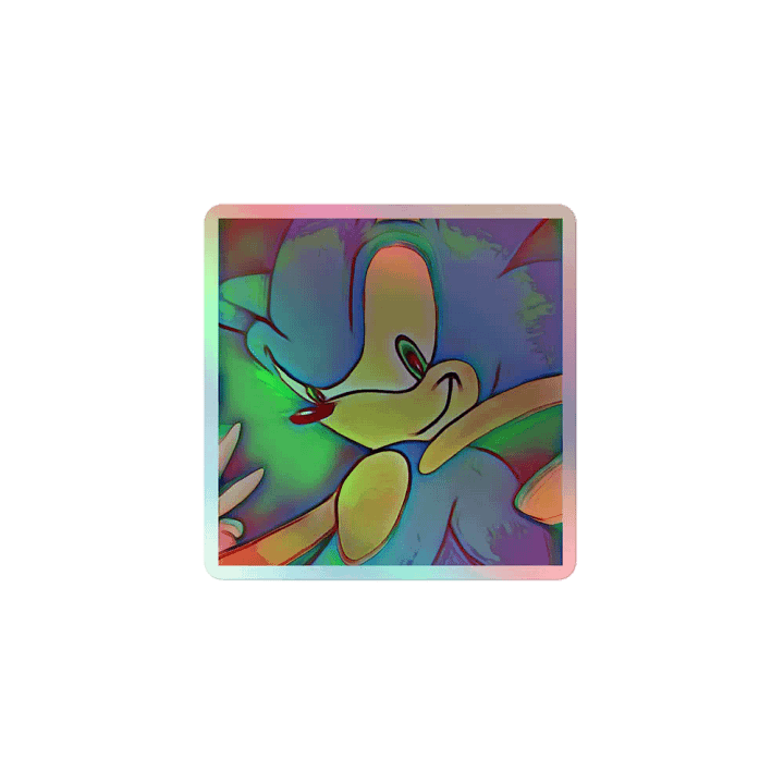 The Blue Blur Holographic Stickers product image (1)