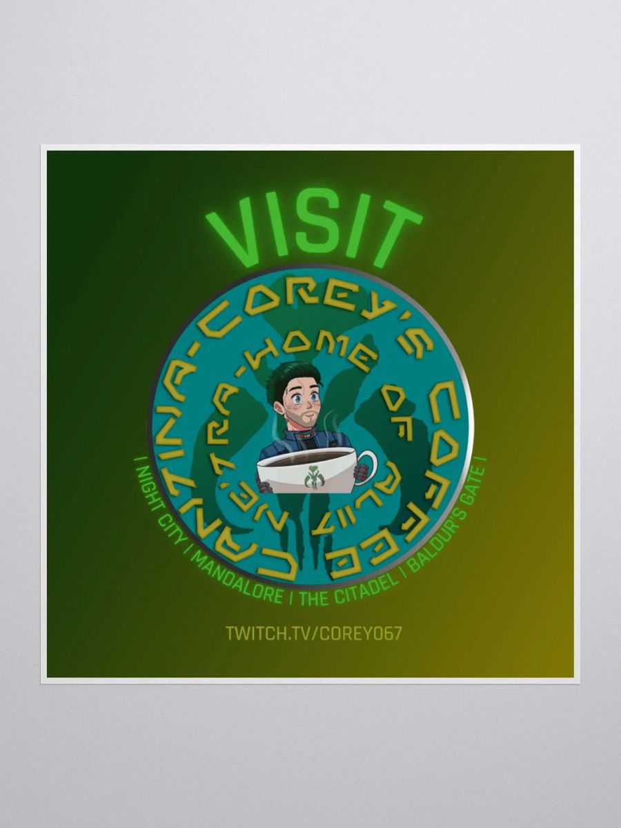 Visit Corey's Coffee Cantina Sticker product image (1)