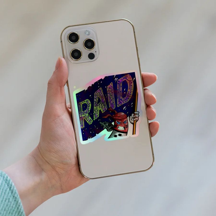 Raid! - Sticker Olografico product image (8)
