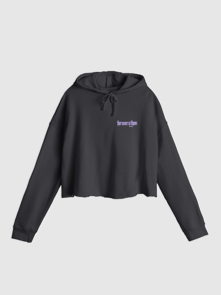 Foreverathon Cropped Hoodie - Purple product image (2)