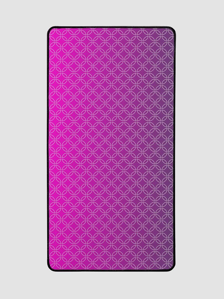 Desk Mat - Japanese Pink Purple Shippo Pattern product image (3)