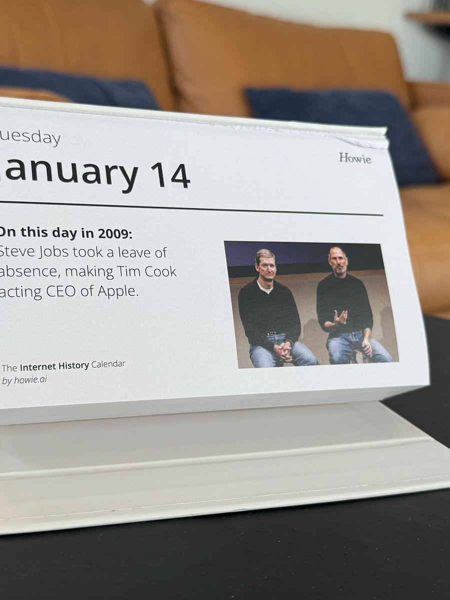 Internet History Calendar product image (2)