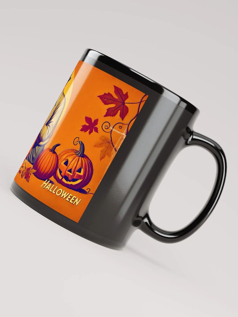 Vintage 1940s Halloween Pumpkin Carving Coffee Mug product image (5)