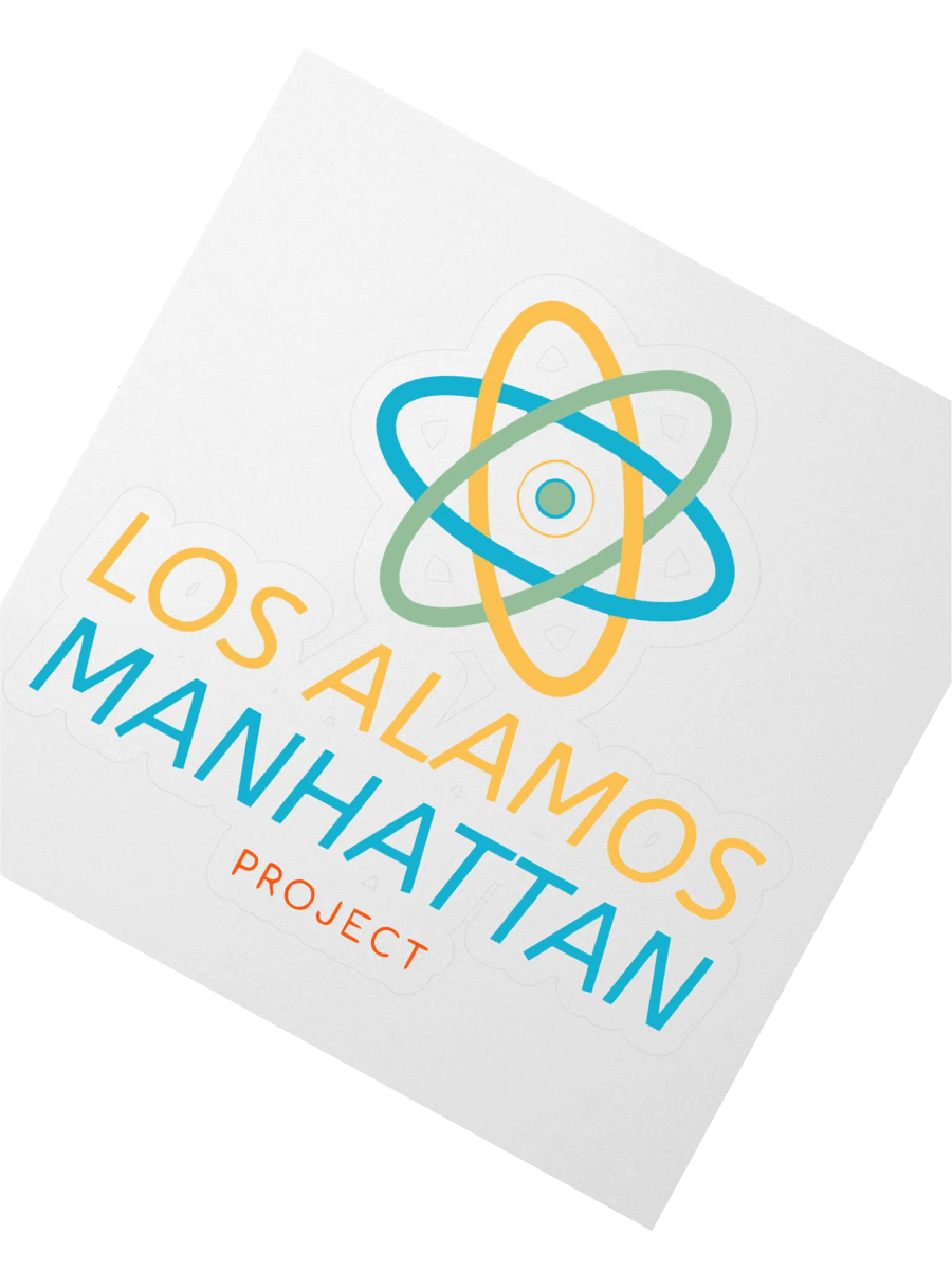 Los Alamos Manhattan Project Kiss Cut Sticker product image (2)