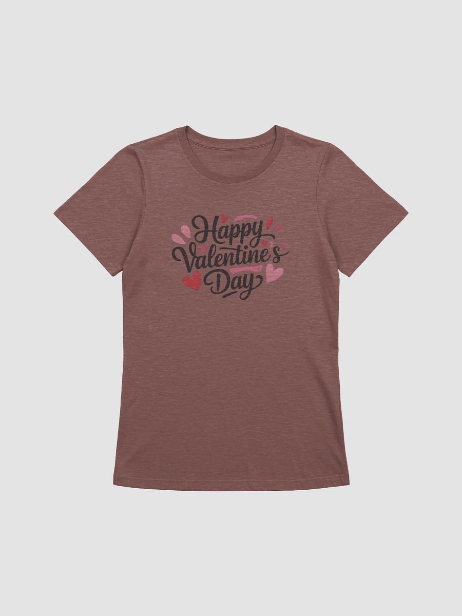 Women's Supersoft Relaxed-fit T-Shirt Happy Valentine's Day Slogan product image (1)