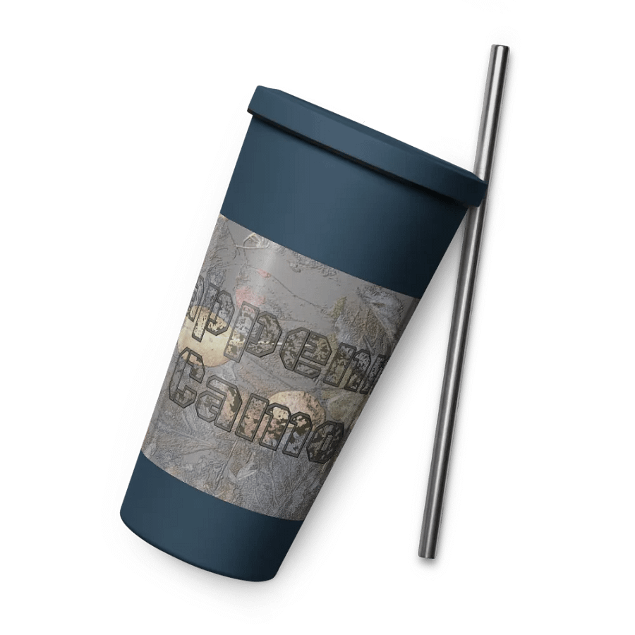 Insulated Tumbler with a Straw - MossyOak - It Happennnns Camo product image (6)