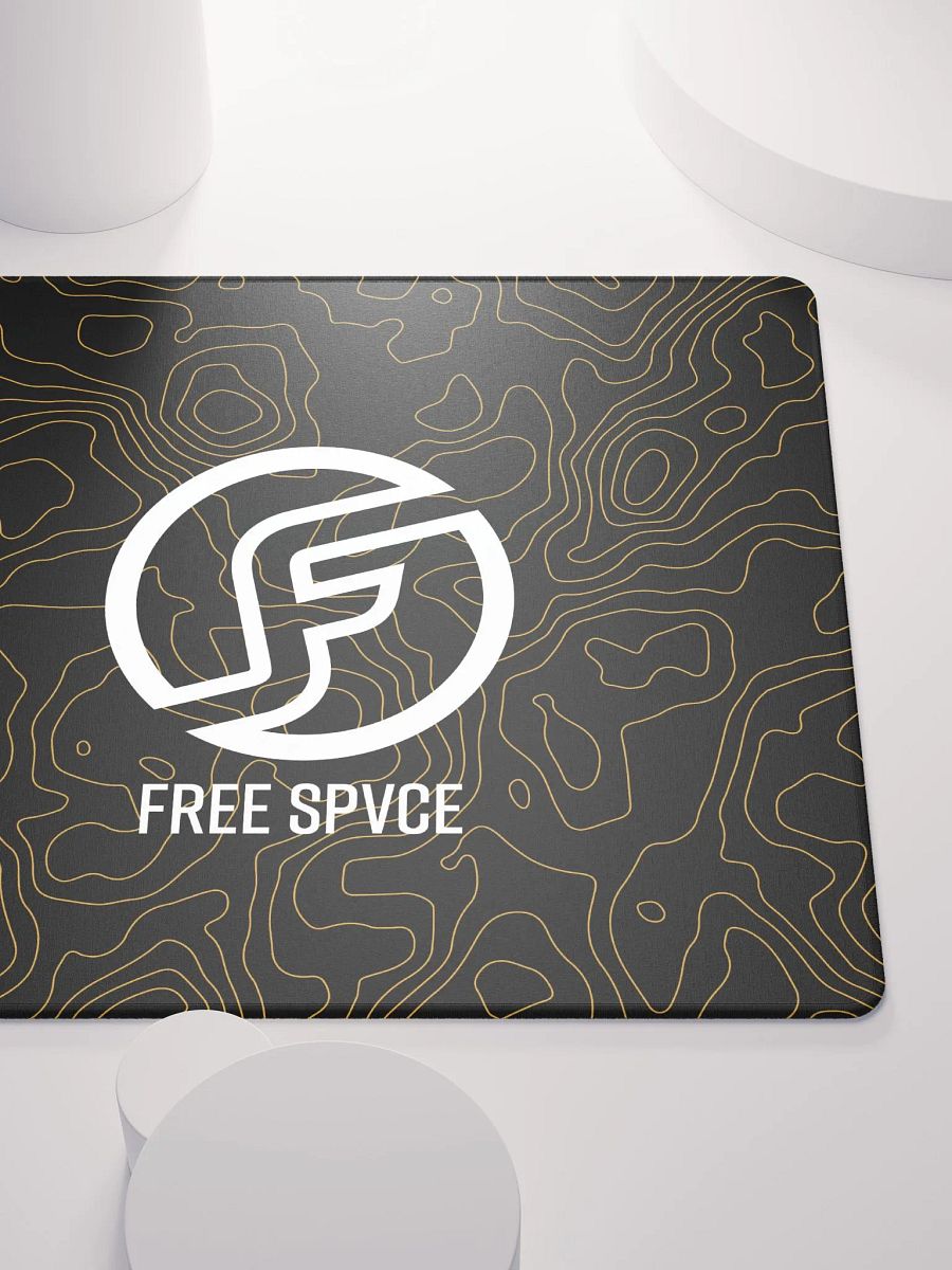 Topographic Black & Gold Mousepad product image (9)