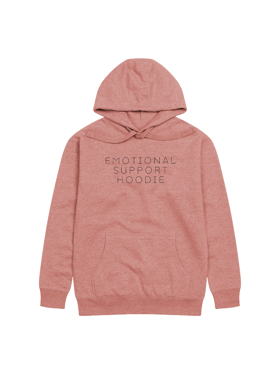 Emotional Support Hoodie (Pink) product image (1)