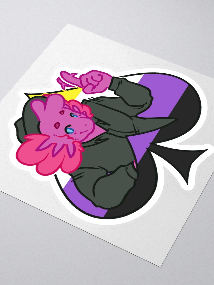 Enby in Spades | Kiss-Cut Sticker product image (3)