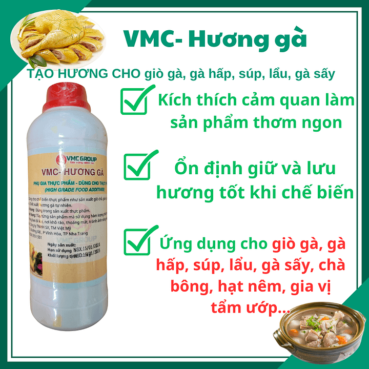 HƯƠNG GÀ THỰC PHẨM VMC NGUYÊN CHẤT product image (1)