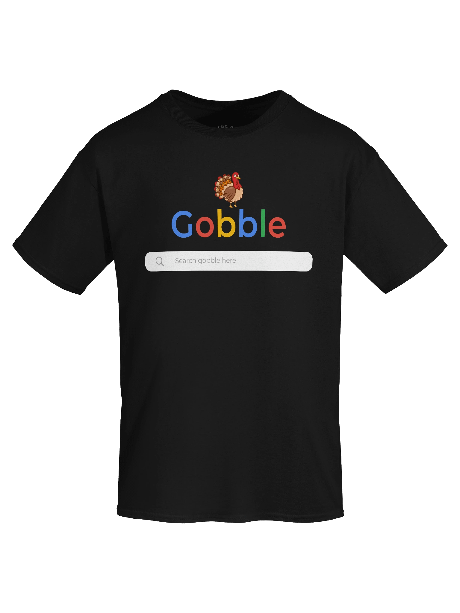 "Gobble Search" Funny Thanksgiving Parody T-Shirt product image (1)
