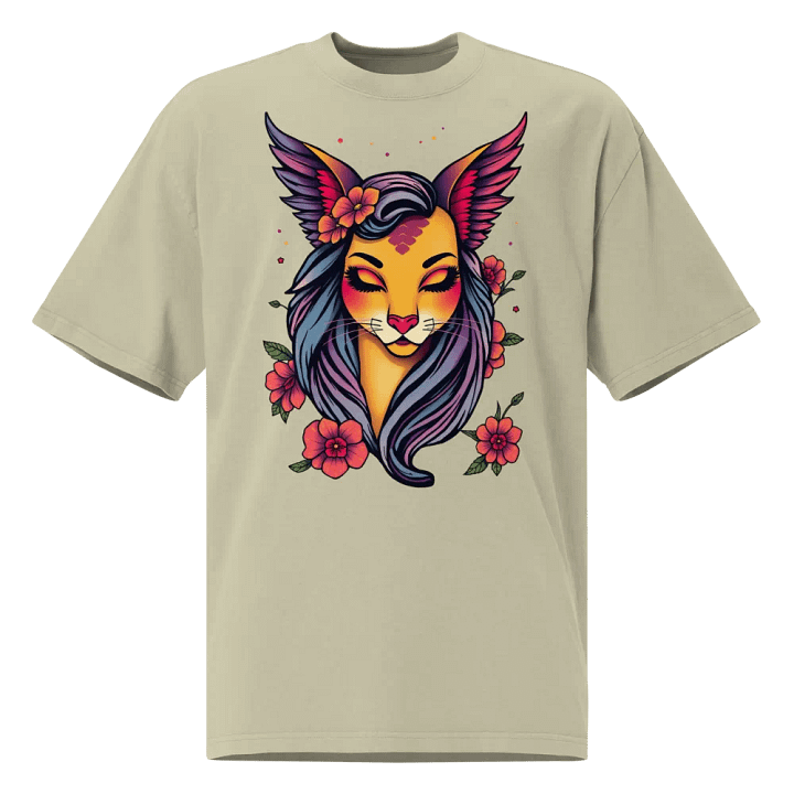 Feline Fantasy Oversized Tee product image (13)