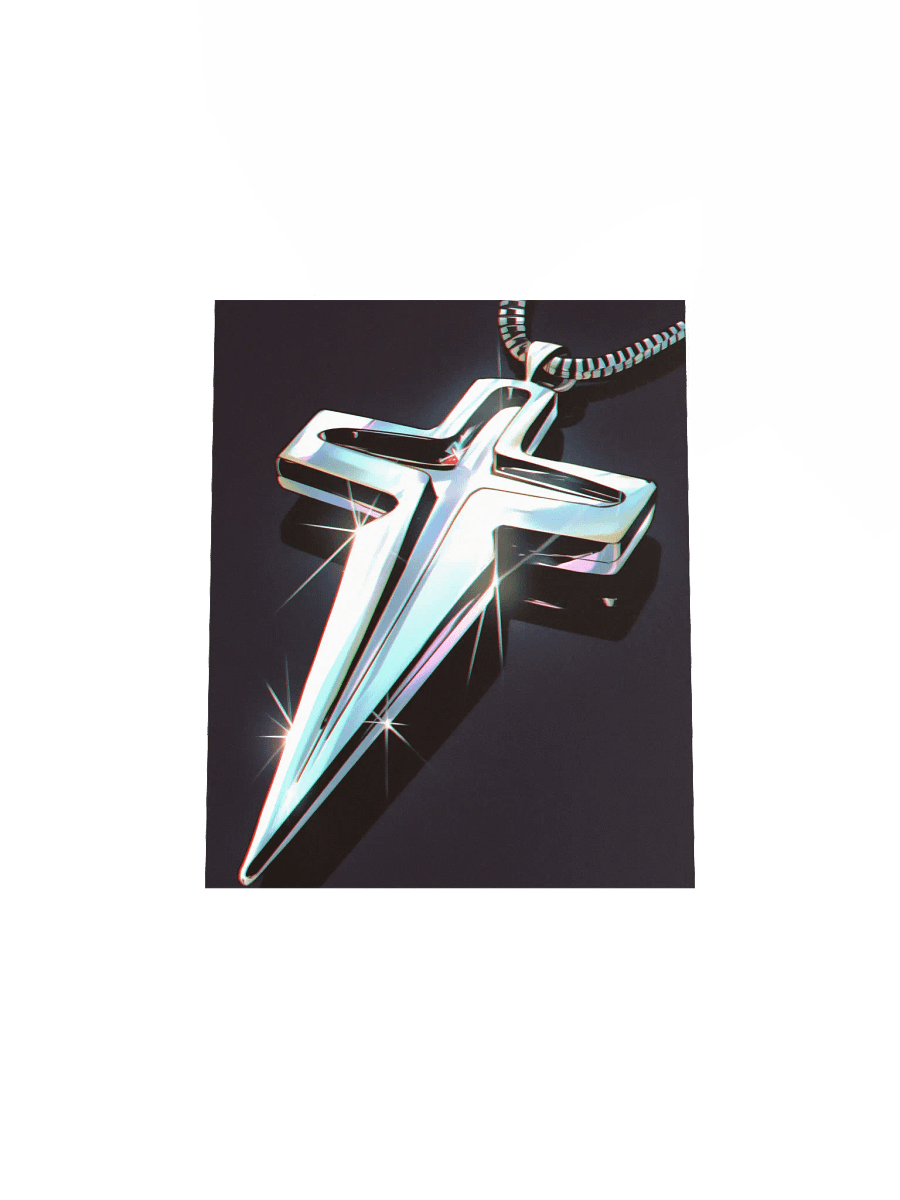 Metallic Cross Matte Poster product image (24)