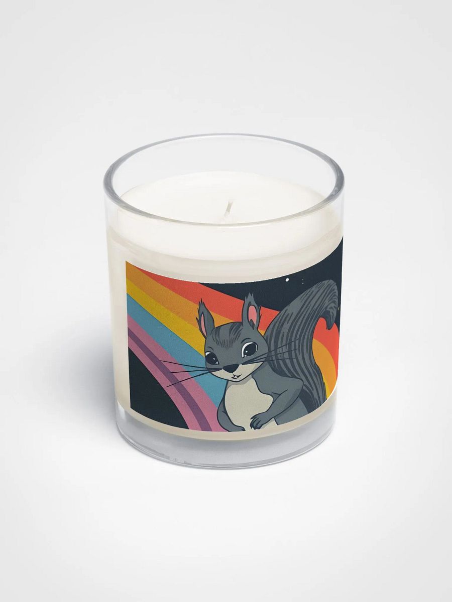 Rainbow Squirrel Soy Wax Candle product image (2)