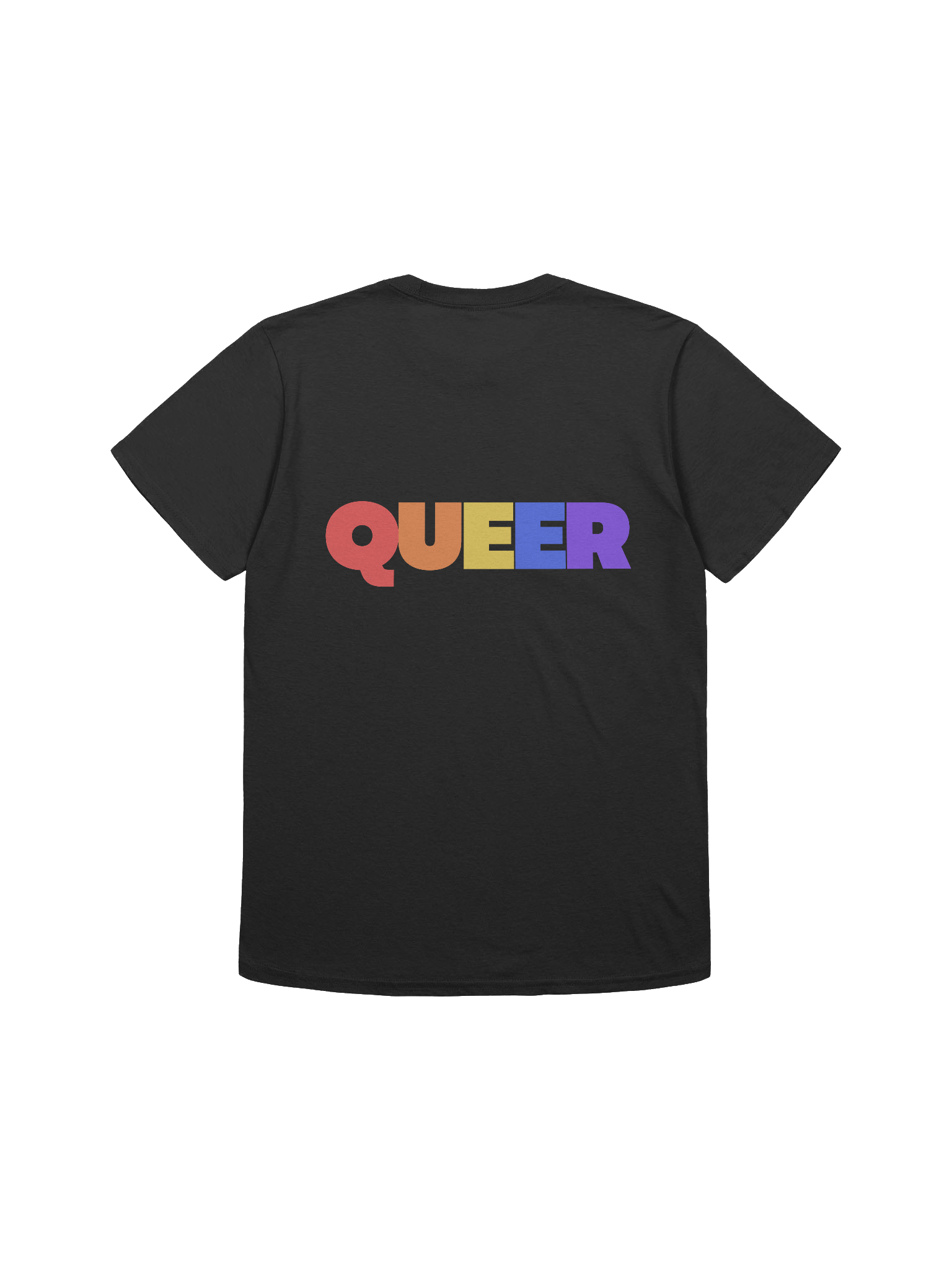 Queer text t-shirt product image (2)
