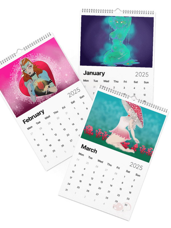 2025 Pinup-tober Calendar product image (31)