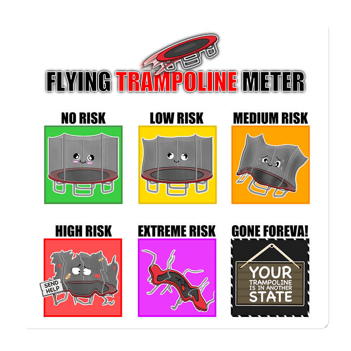 Flying Trampoline Magnet product image (1)