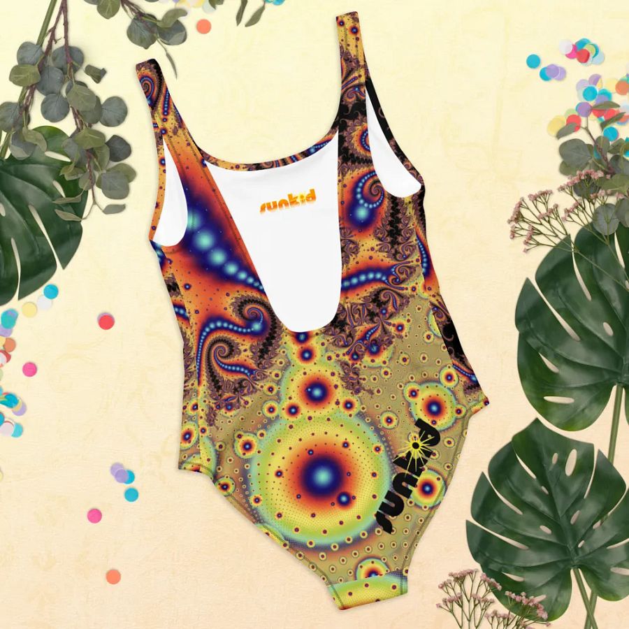 Fractal One Piece Swimsuit - Broken Necklaces product image (11)