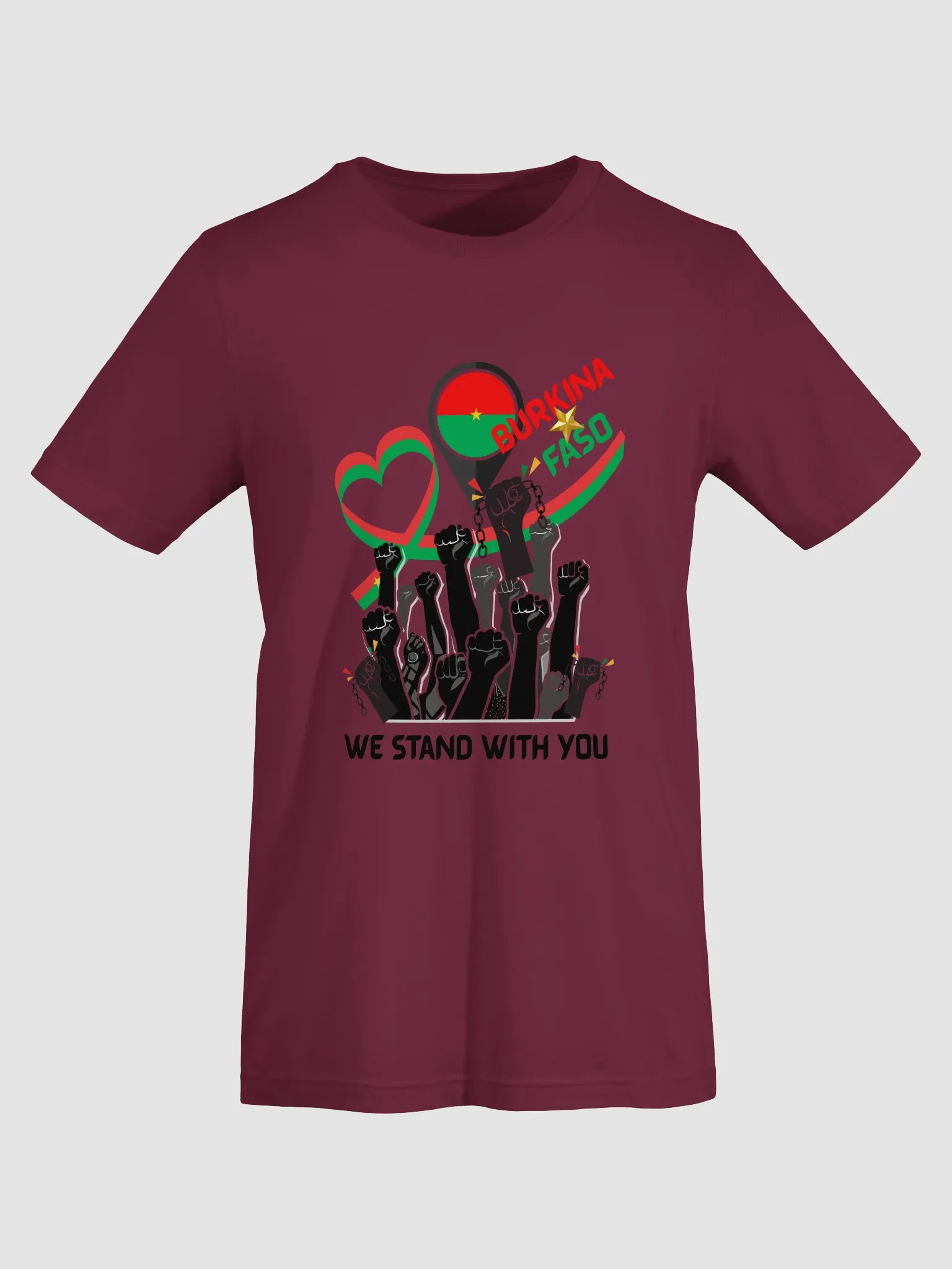 Women's T-Shirt Burkina Faso We Stand With You product image (7)