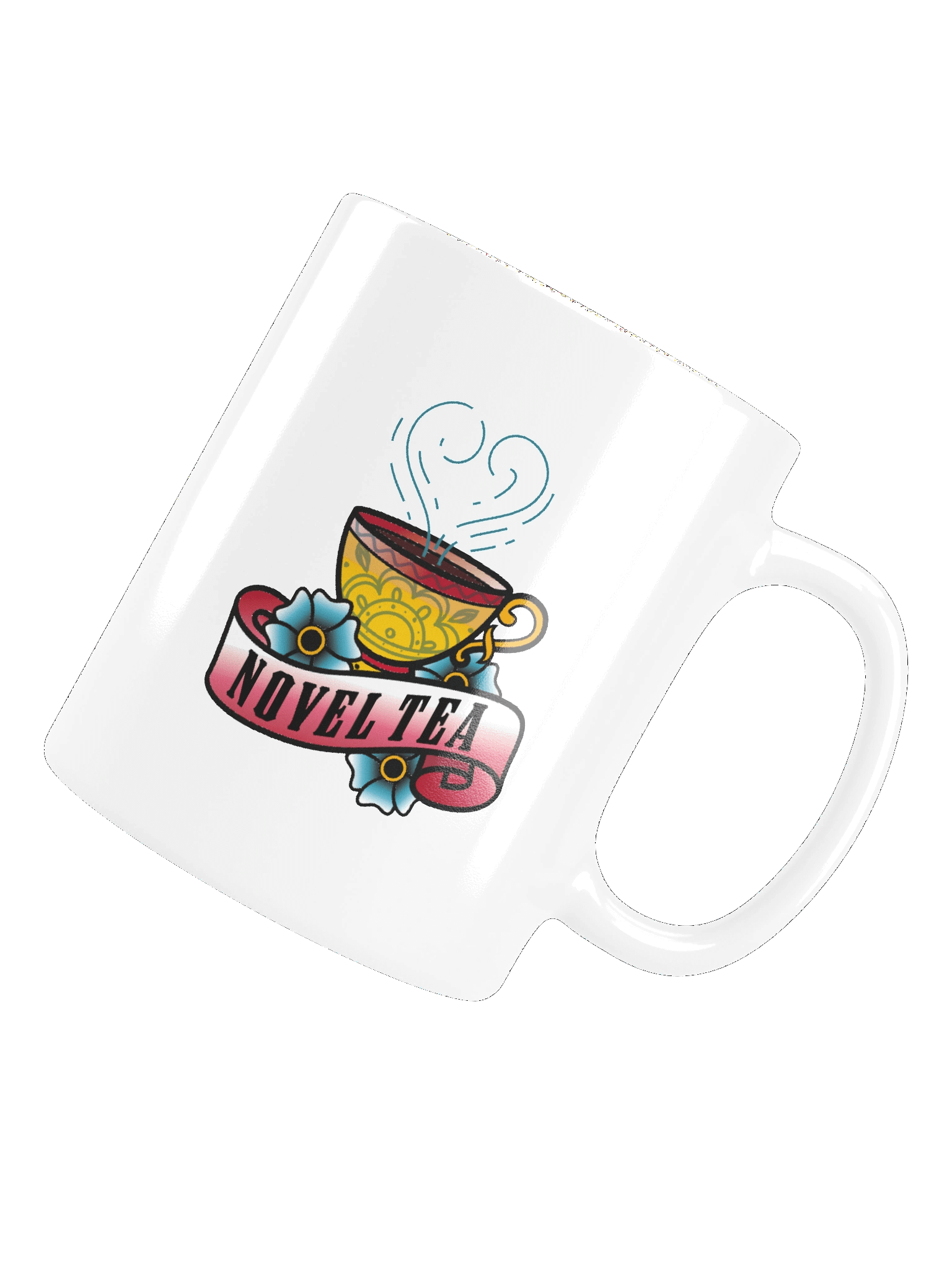 Novel Tea White Glossy Mug product image (5)