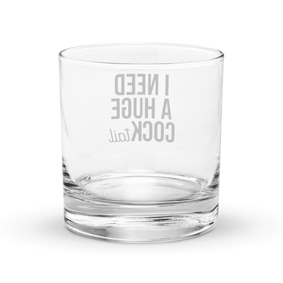 'I Need a Huge COCKtail' Rocks Glass Set product image (4)