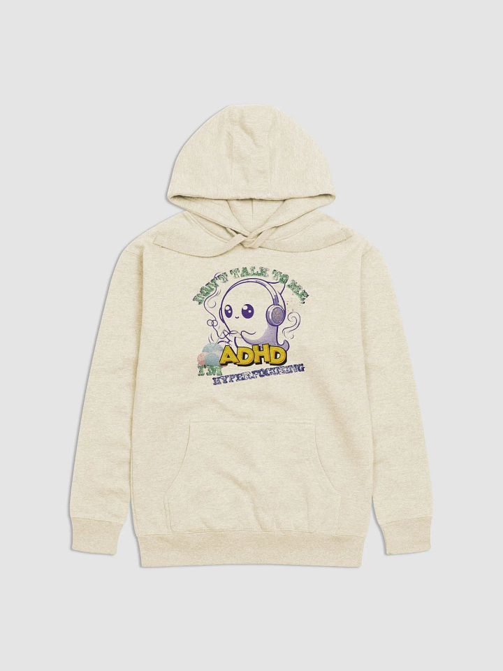 ADHD Hyperfocusing Cotton Heritage Unisex Premium Hoodie product image (3)