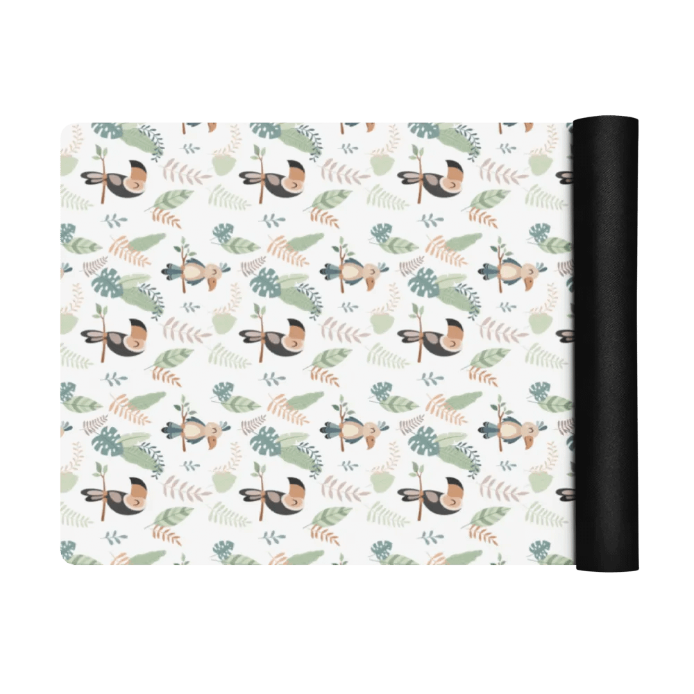 Cute Birds in a Jungle Yoga Mat by Treasure Pie product image (2)