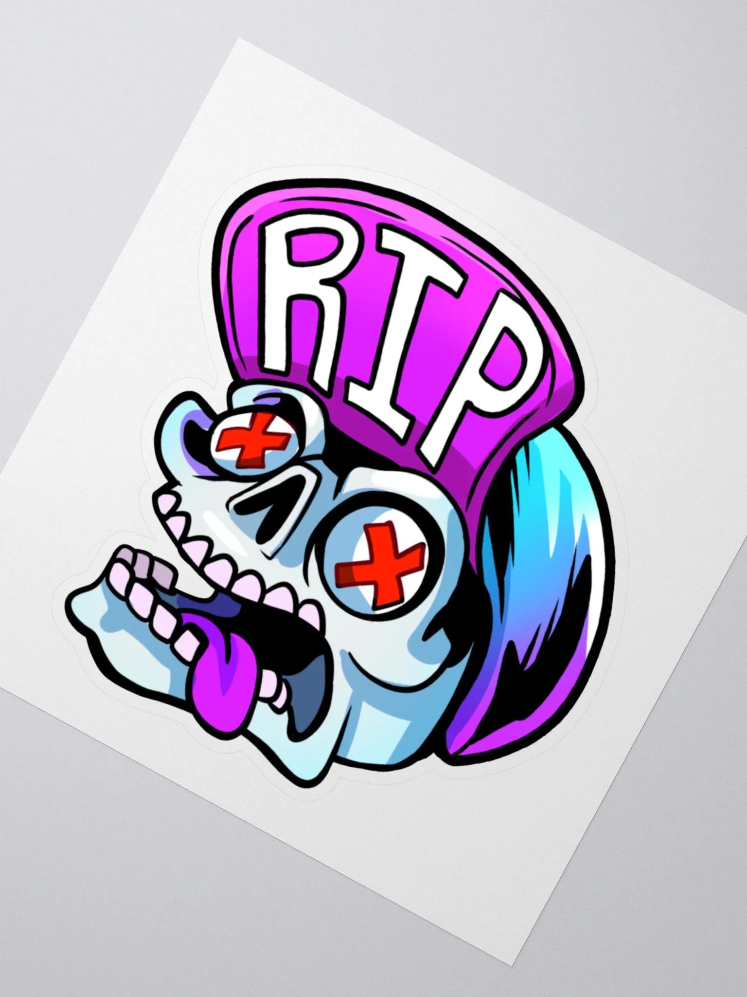 RIP Kiss Cut Sticker product image (2)