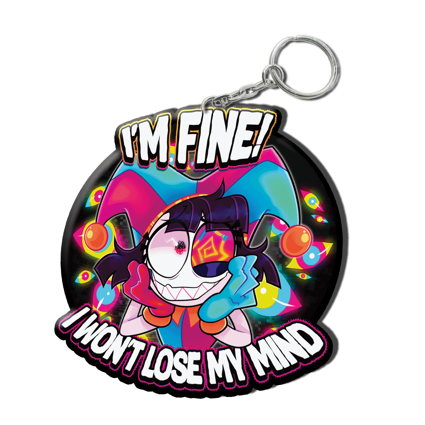 Abstraction LIMITED EDITION Keychain! product image (1)
