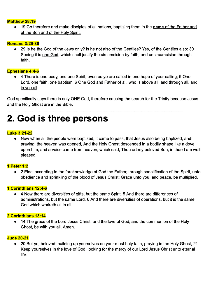 Trinity (tri-unity, three-in-oneness) - PDF product image (2)