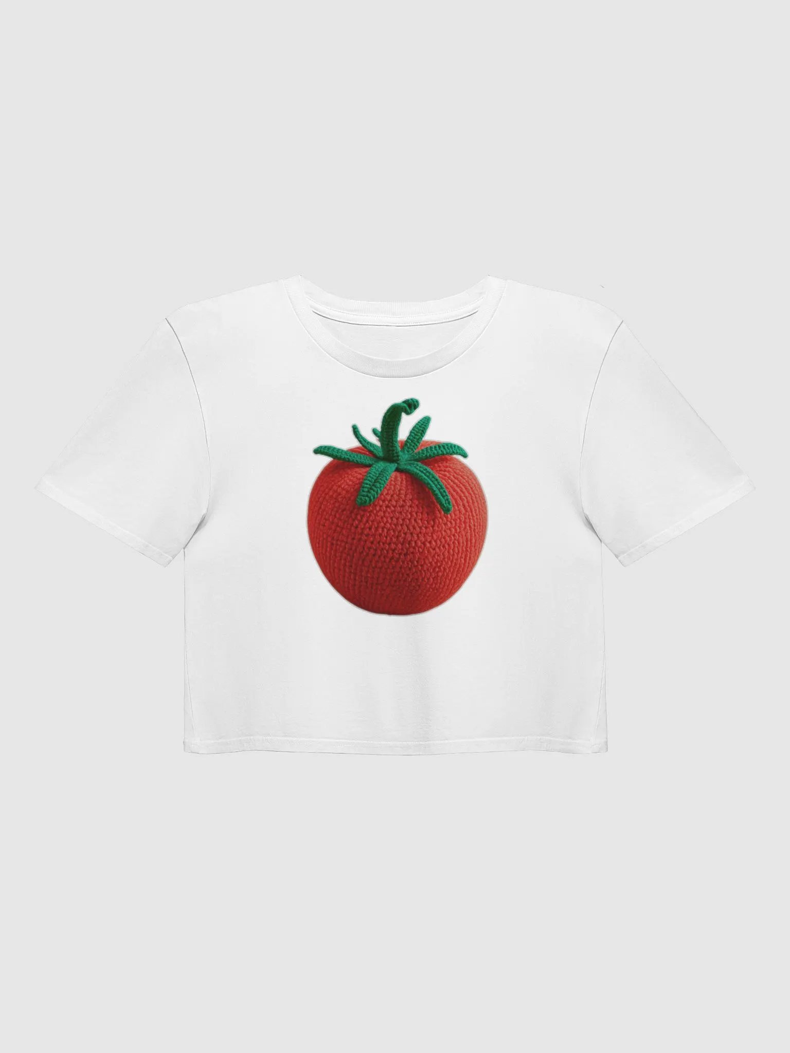 CozyAvocado Women's Premium Tomato Crop Top #8 product image (1)