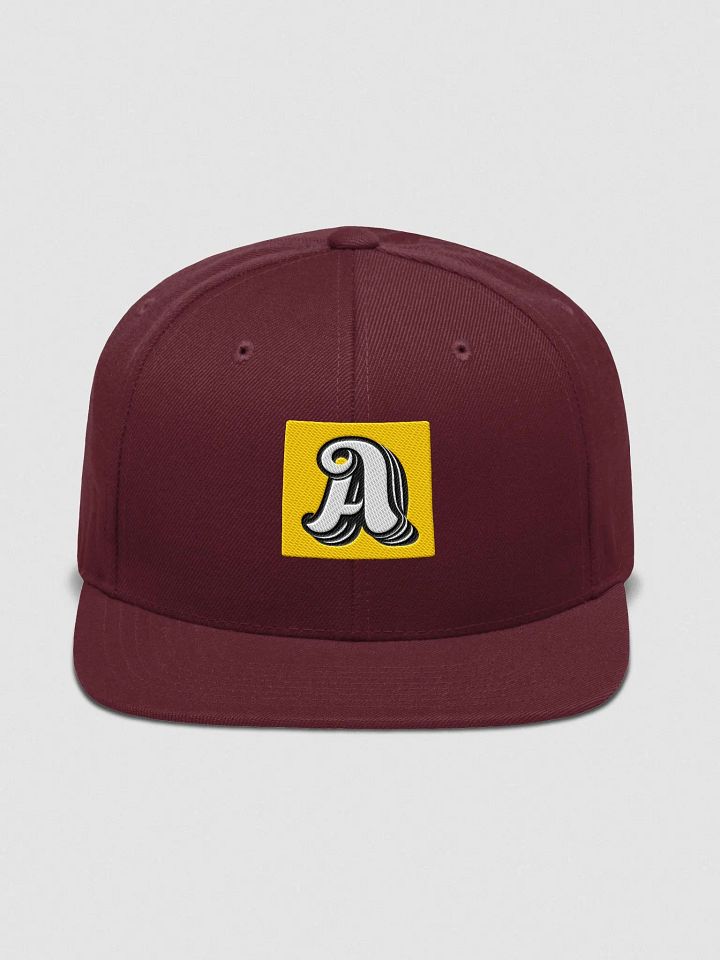 Ornate A 3D Snapback Cap |AI Design initial A product image (2)