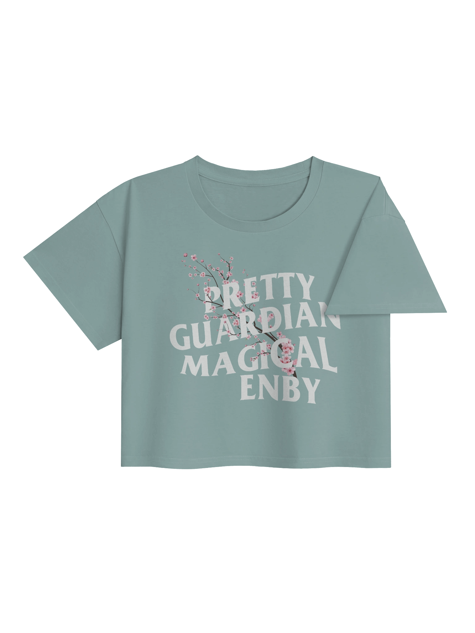 Pretty Guardian Magical Enby Hypebeast Crop Tee product image (12)