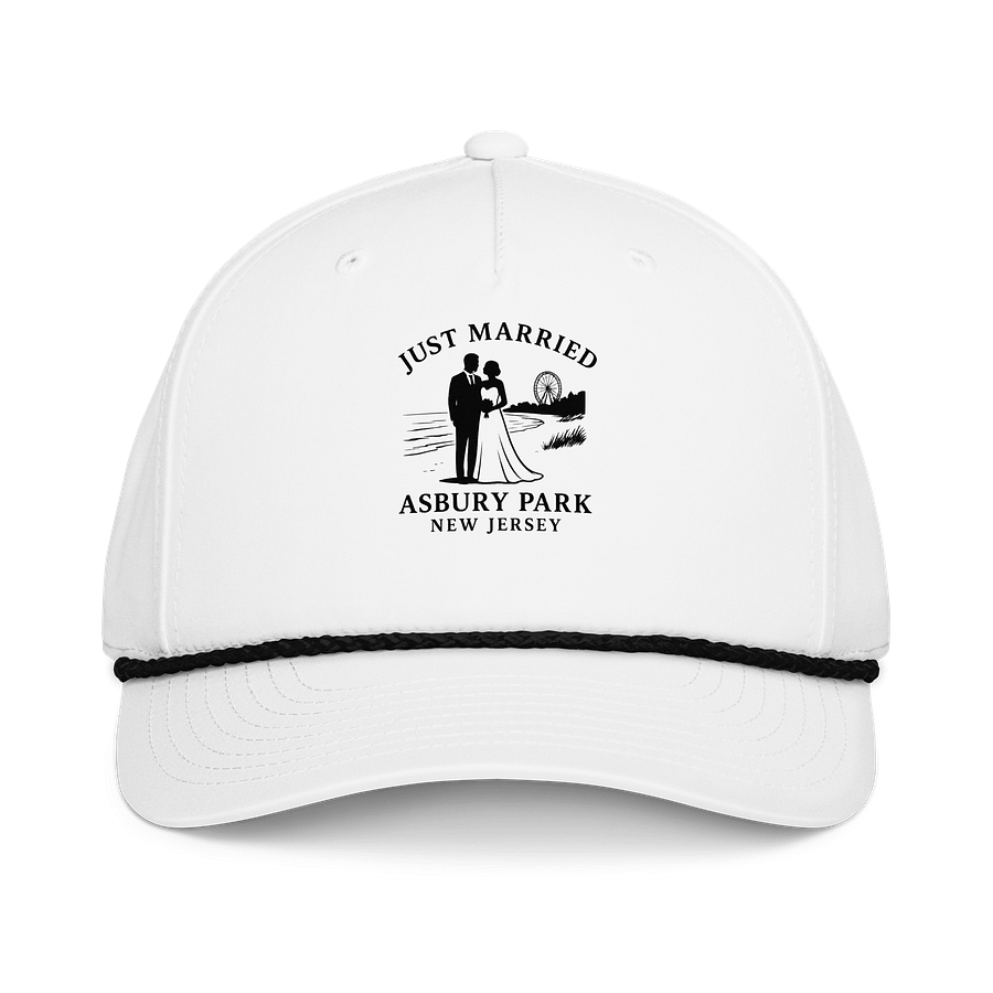 Asbury Park NJ 5-Panel Classic Rope Wedding Cap product image (1)