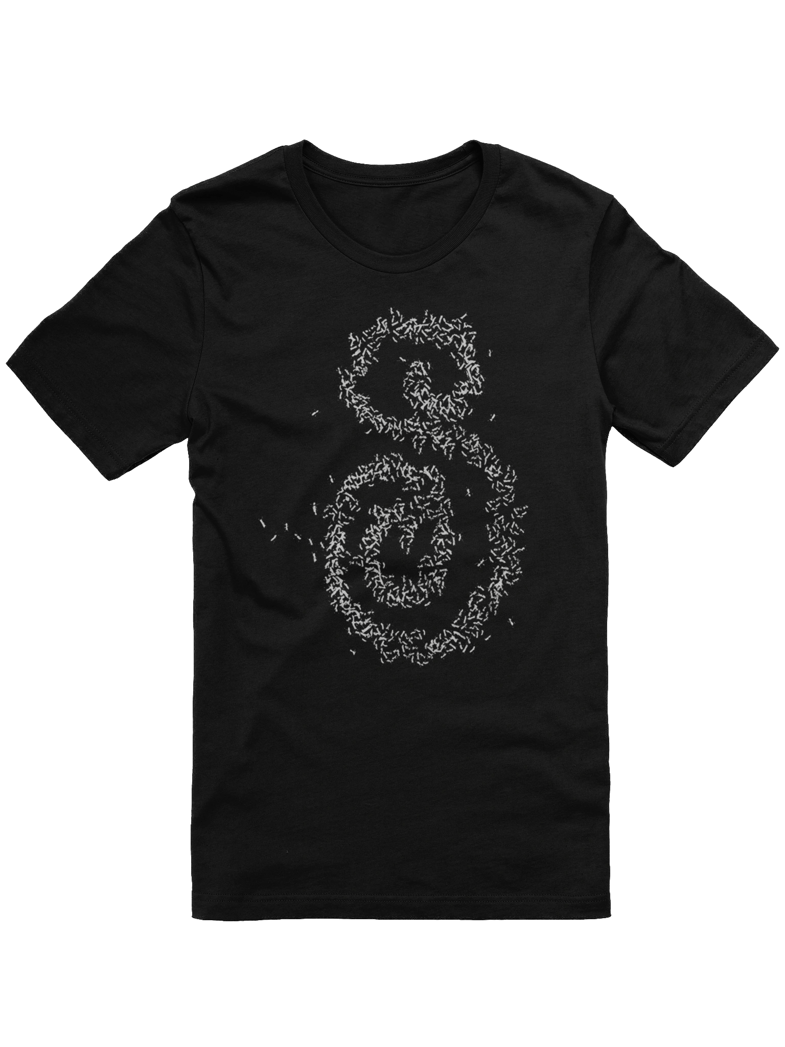 ANTS PIGMENT DYED BLACK TEE product image (1)