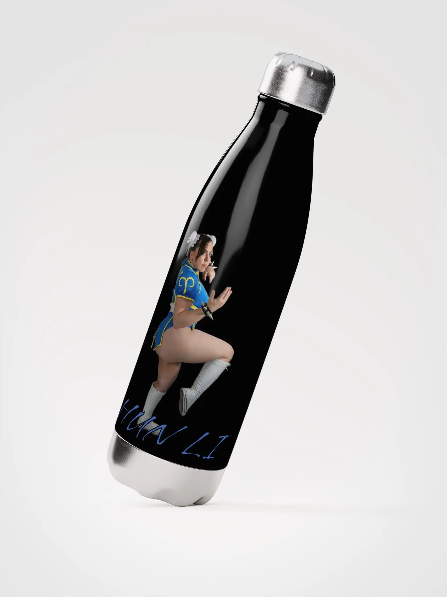 Chun Li Stainless Steel Water Bottle product image (3)