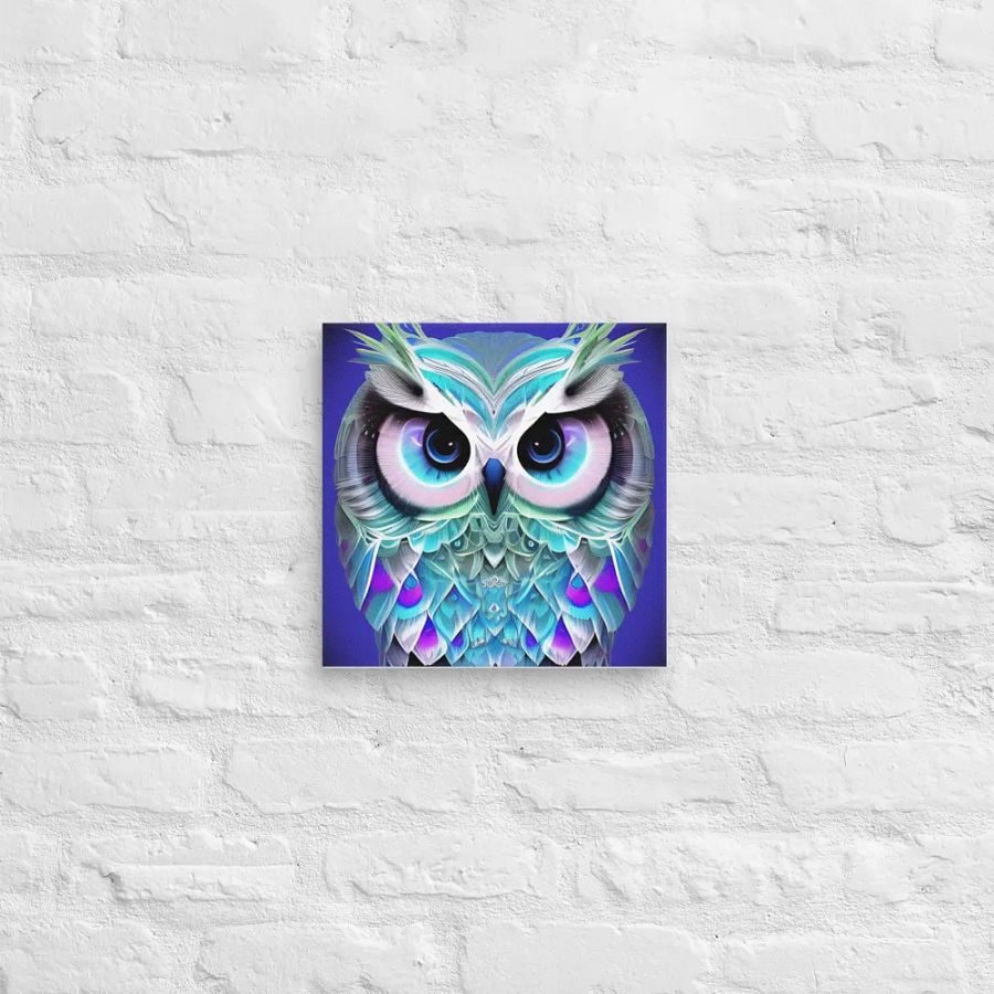 Fantasy Fractal Owl Art - v4 product image (12)