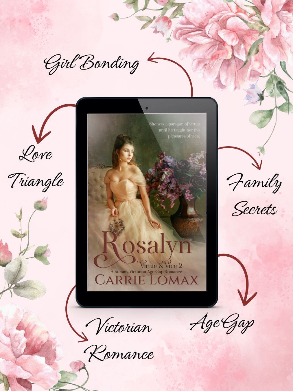 Rosalyn: A Steamy Victorian Age Gap Romance (Virtue & Vice 2) Signed Paperback product image (2)