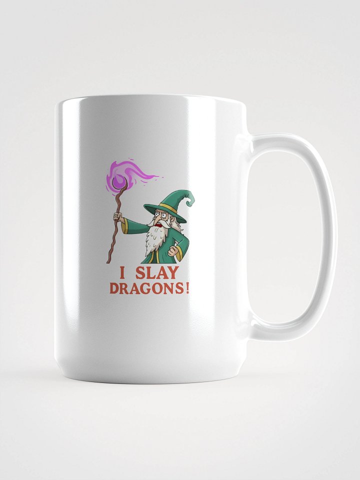 “I Slay Dragons” – Jon Arthon Wizard Coffee Mug product image (1)