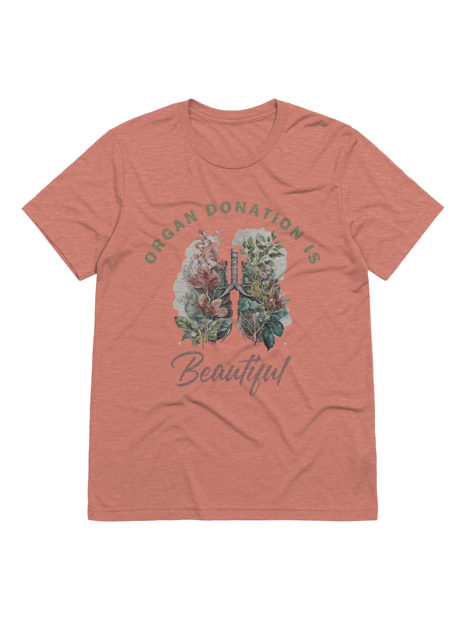 Lungs - Beautiful Organ Donor Leaves T-Shirt product image (5)