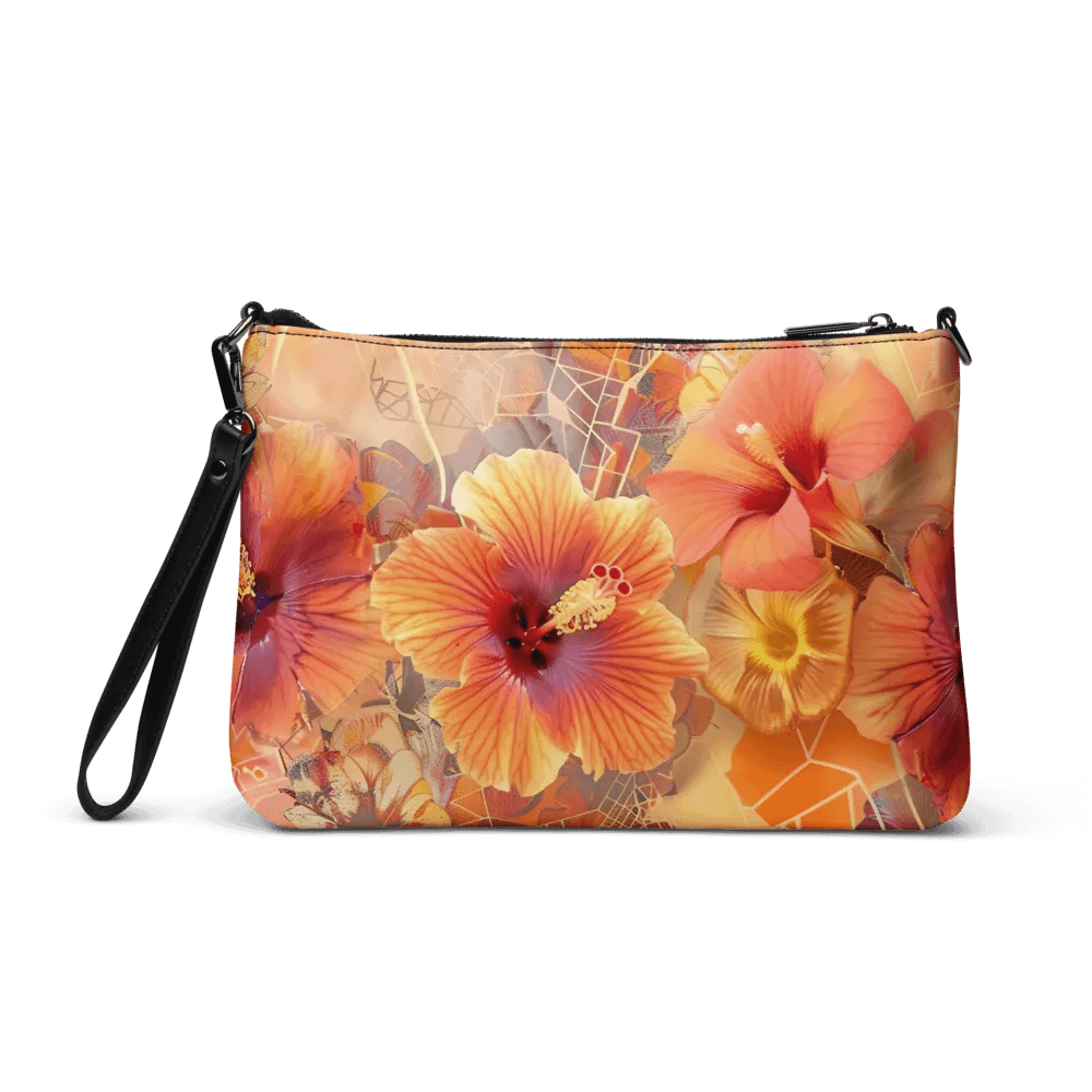 Golden Hibiscus Dreams Crossbody Bag product image (2)