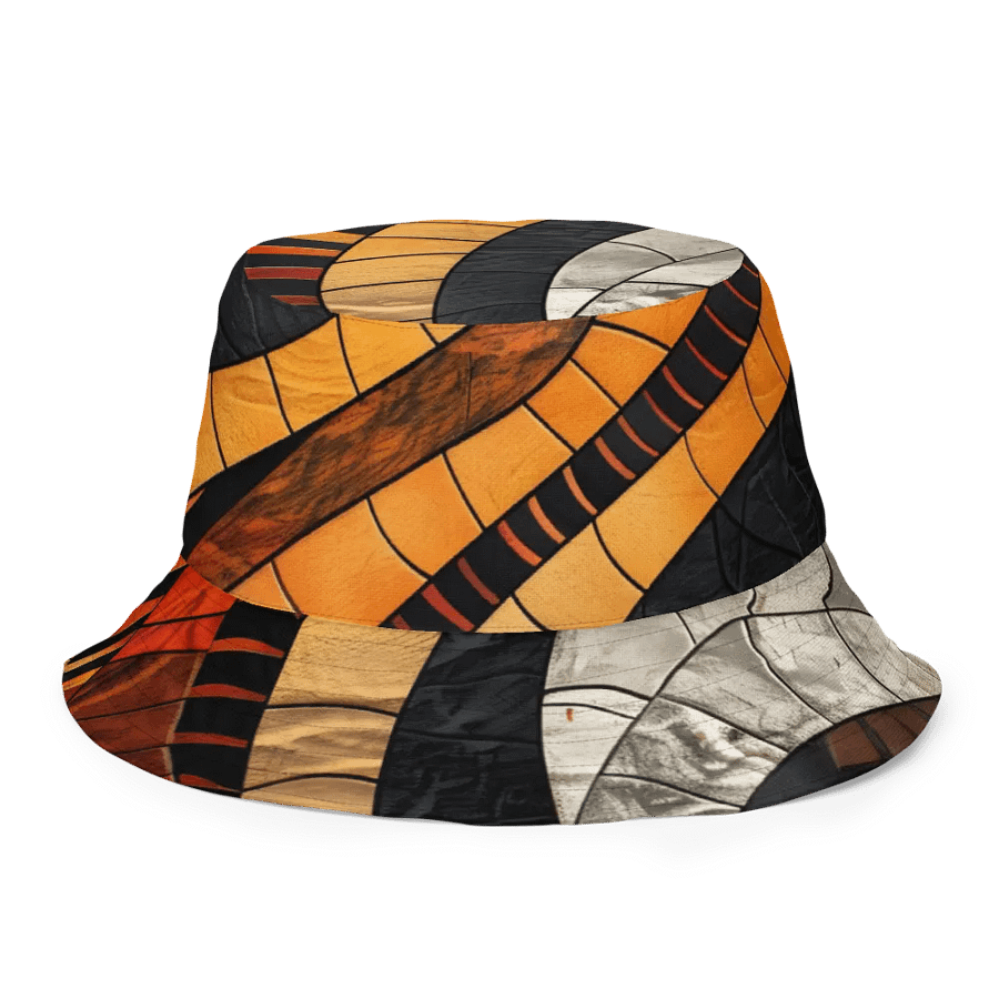 African Dynamic Waves Reversible Bucket Hat product image (6)