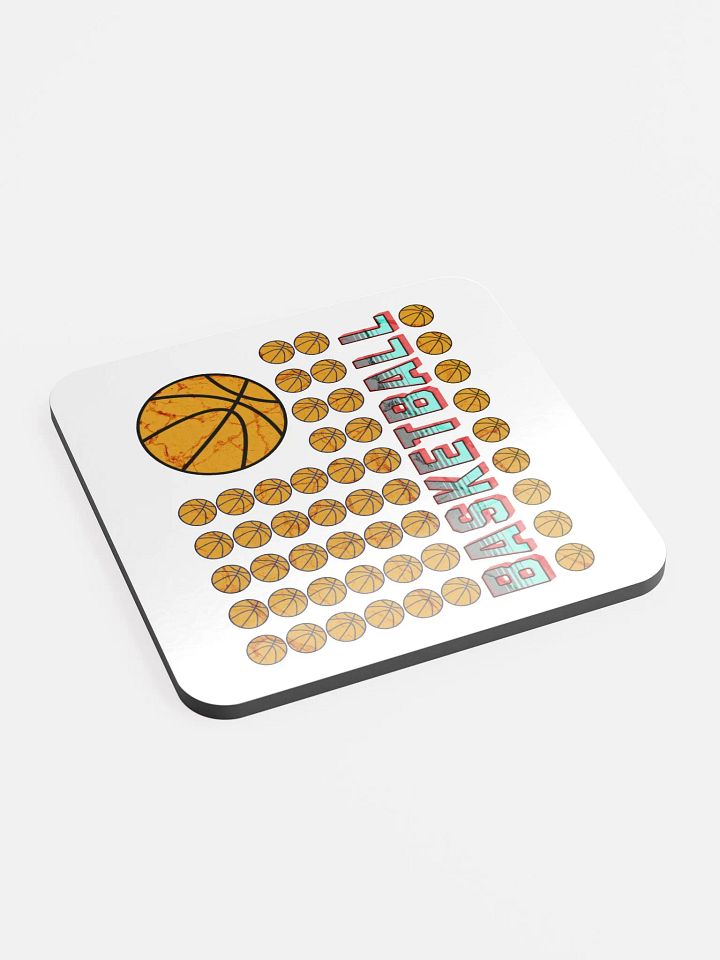 US Flag Basketball Swish & Protect Cork Coaster product image (2)