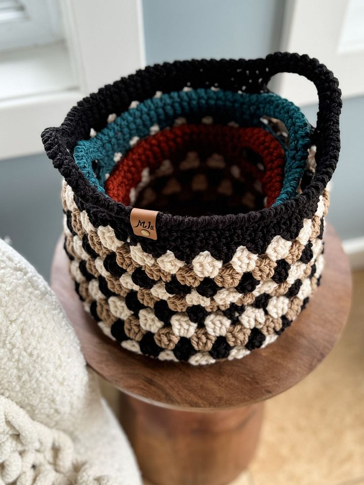 Fall For Granny Basket Crochet Pattern product image (2)