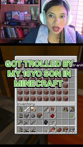 My son snuck into my Minecraft house…
opened my expanded chest…
and spread my granite across EVERY. SINGLE. SLOT. 😭🪨

“You ju...
