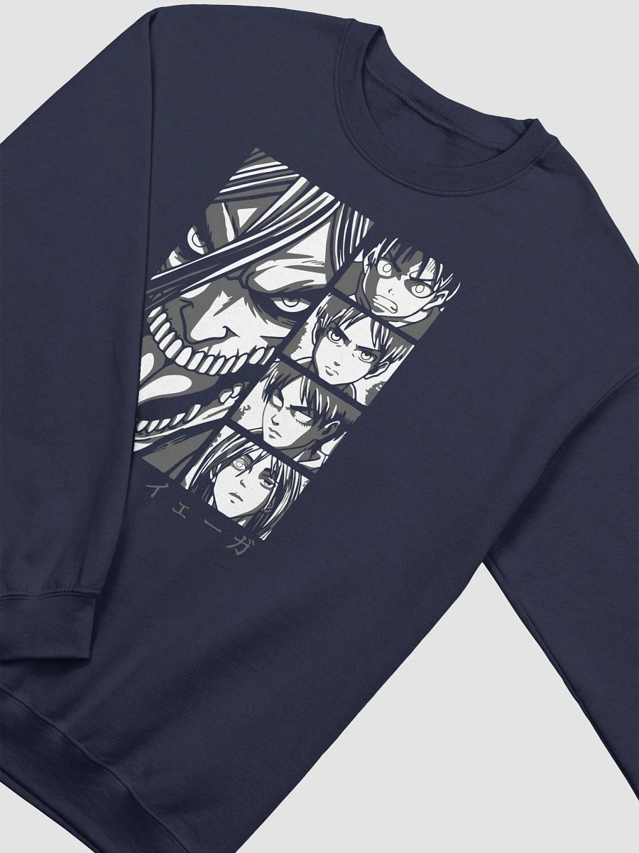 Eren Yeager Epic Titan Evolution Art Crewneck Sweatshirt product image (2)