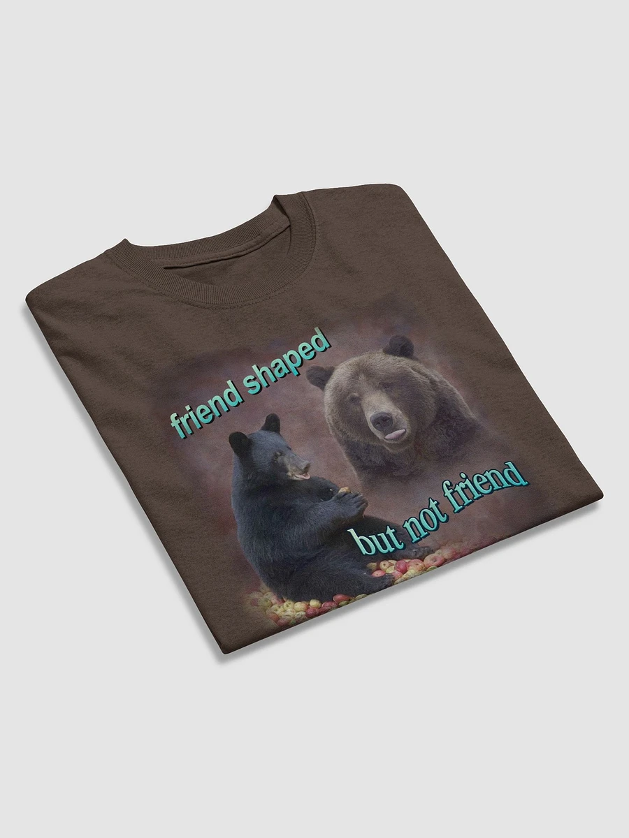 Friend Shaped, But Not Friend Bear T-shirt product image (4)